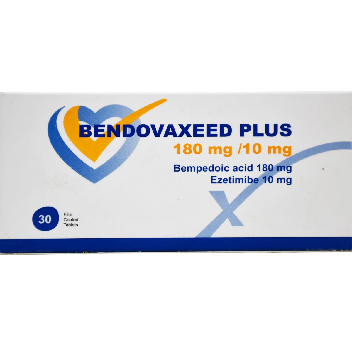 Bendovaxeed Plus 180mg/10mg 30 Film Coated Tablets image number 0