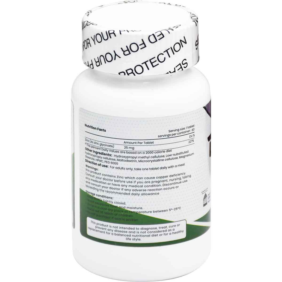 Sofi Life Daily Vit Zinc Max 25 mg 60 Tablets image number 1