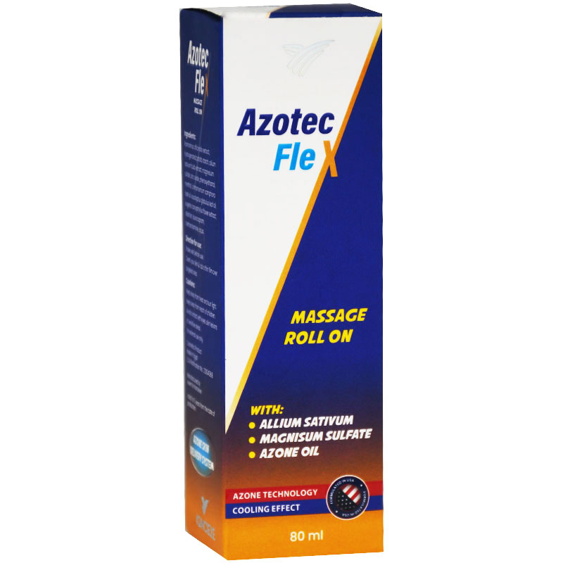 Azotec Flex 80ml Massage Roll On image number 0