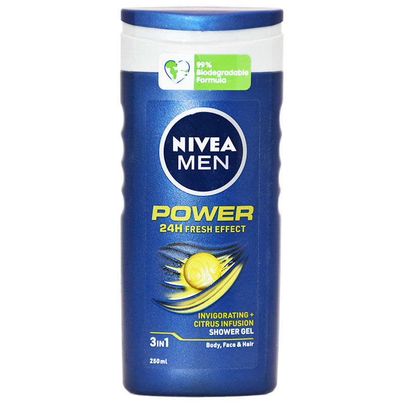 Nivea Power Fresh Shower Gel For Men 250ml image number 0