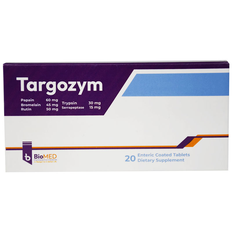 Targozym 20/Entric Coated Tablets image number 0