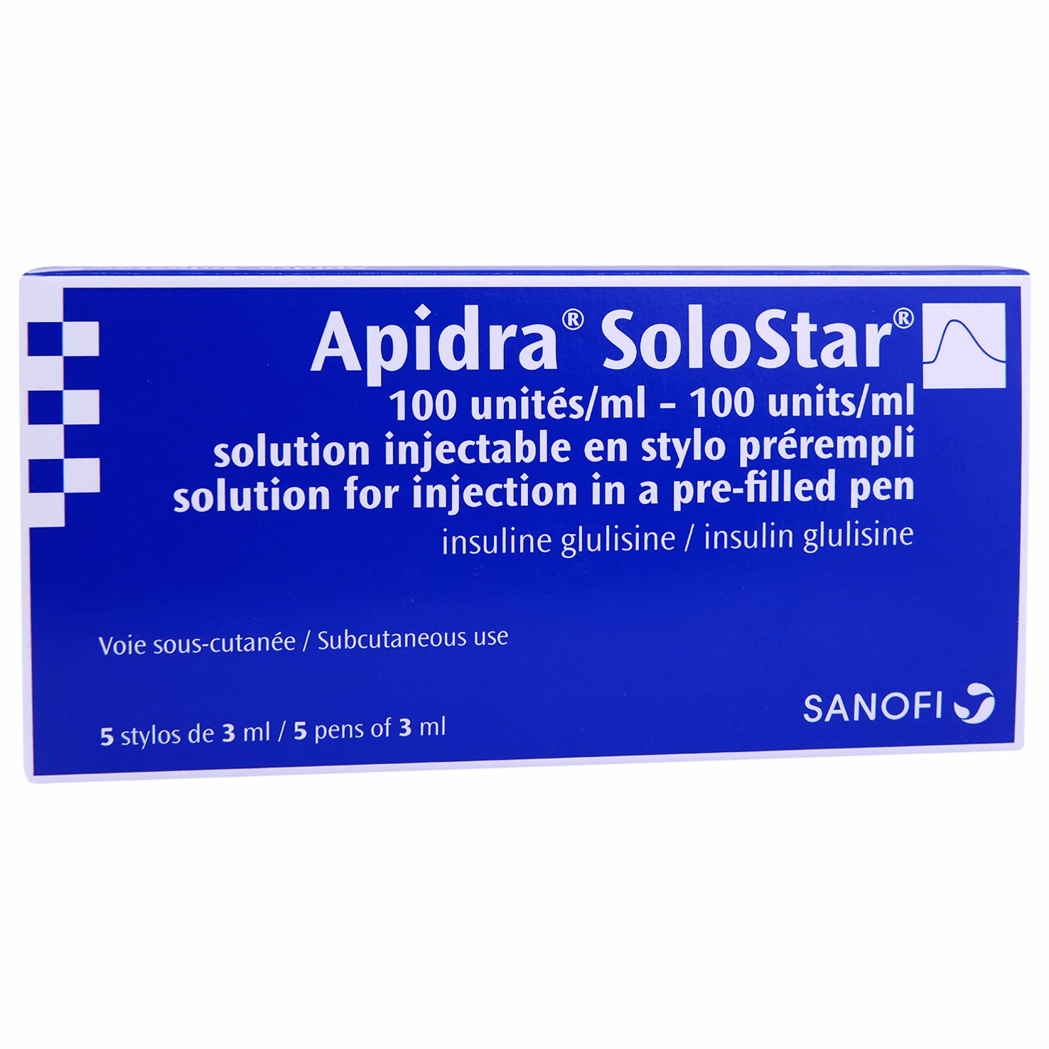 Apidra Solo.100U/ml 3mlx5Flexpen (Refrigerated) image number 0