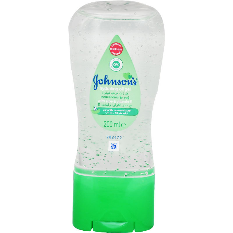 Johnson Hydrating Oil Gel With Aloe and Vitamin E 200ml image number 0