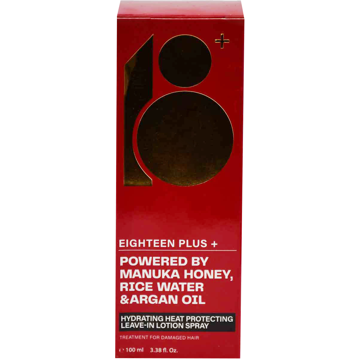 Eighteen Plus Hydrating Heat Protecting Leave in Spray 100ml image number 0