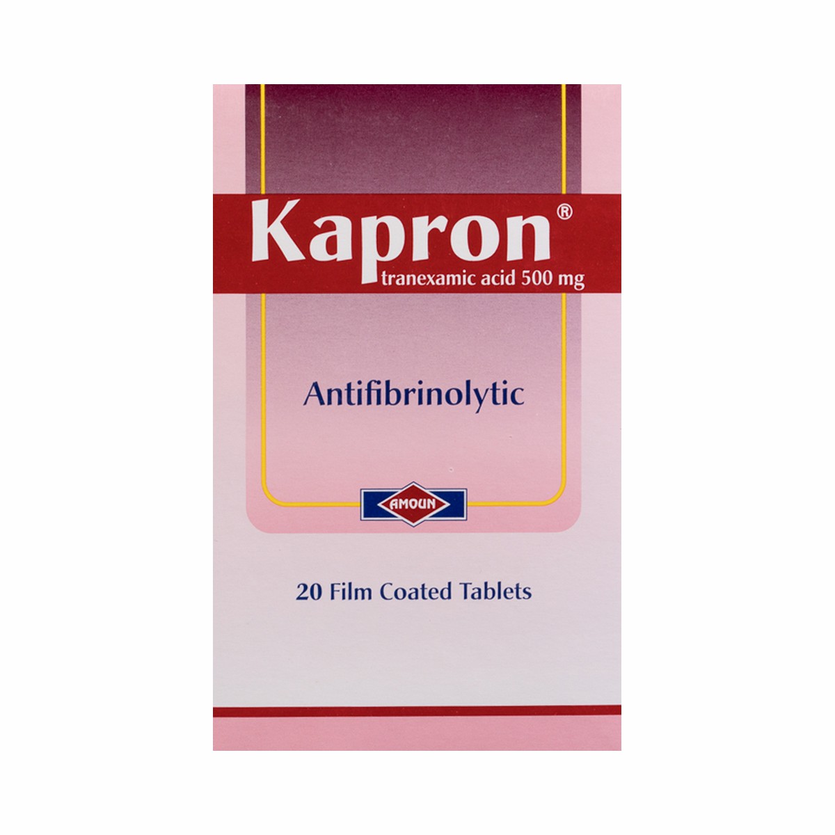 Kapron 500mg 20 Tablets image number 0