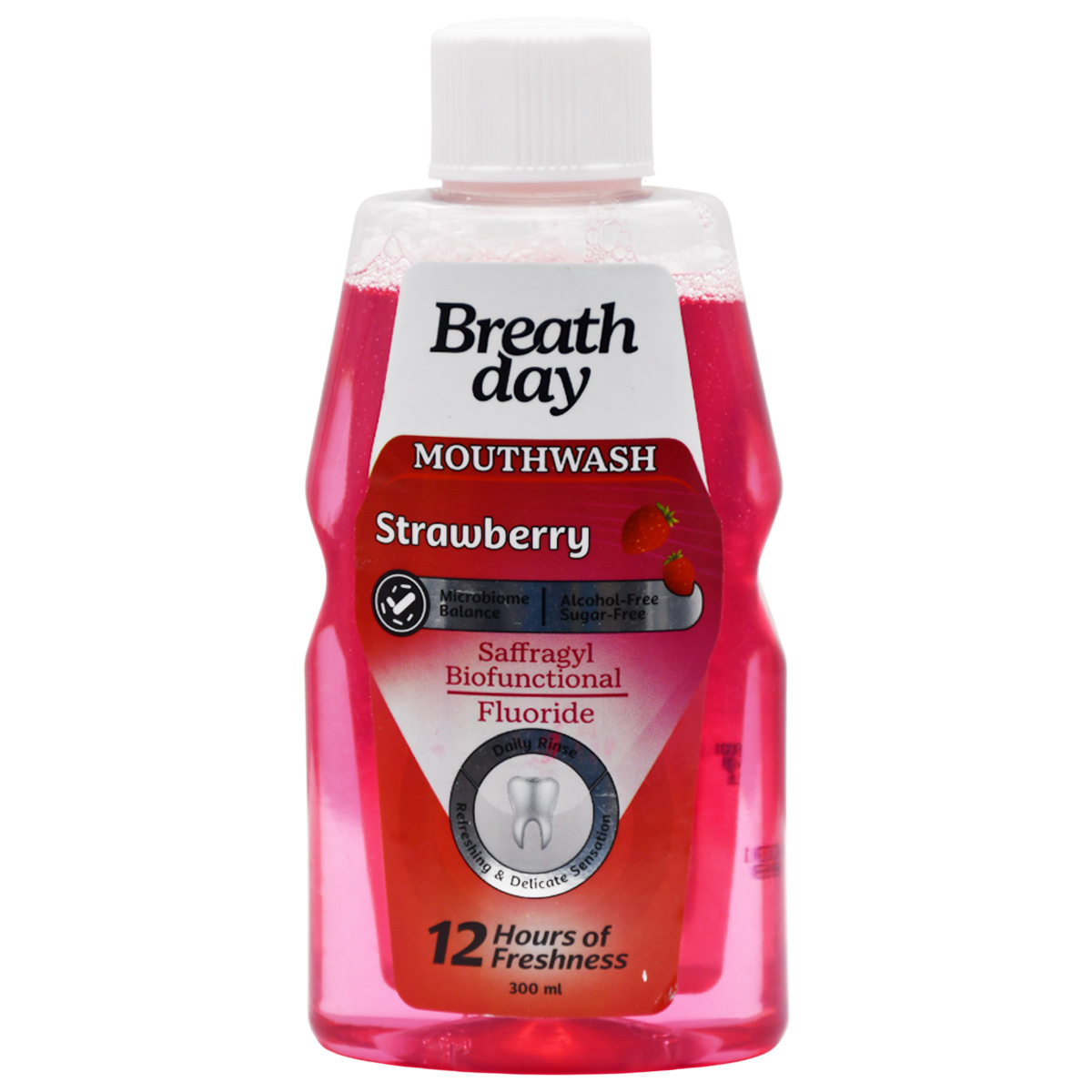 Breath Day Strawberry Mouth Wash 300 ml image number 0