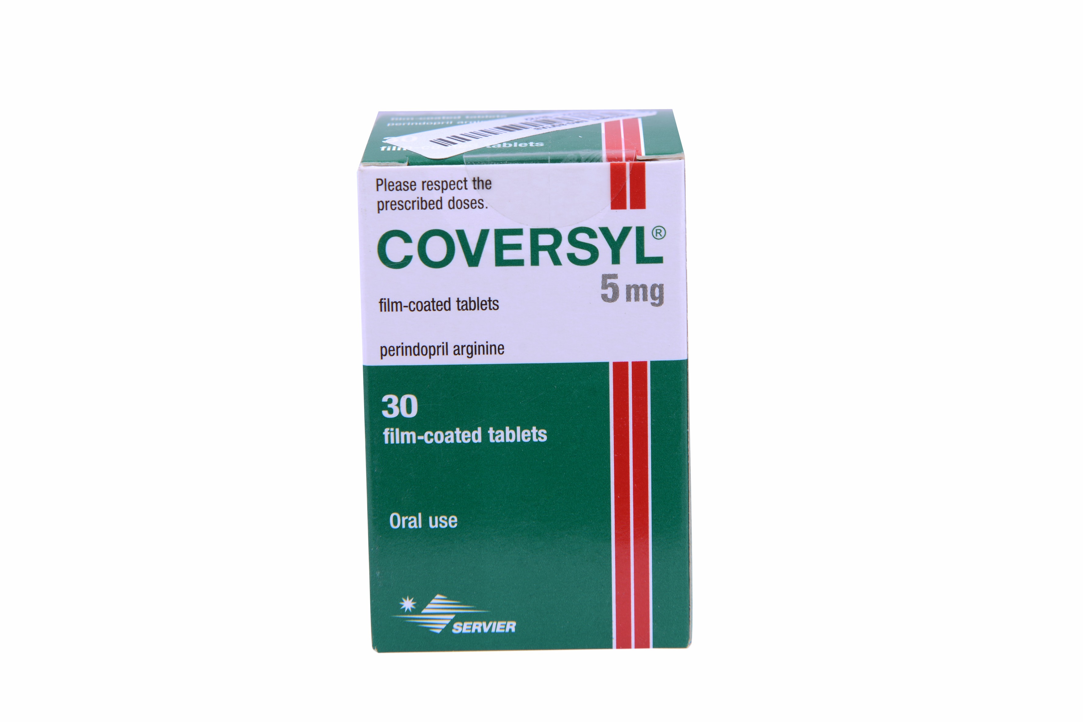 Coversyl 5mg 30 Tablets image number 0