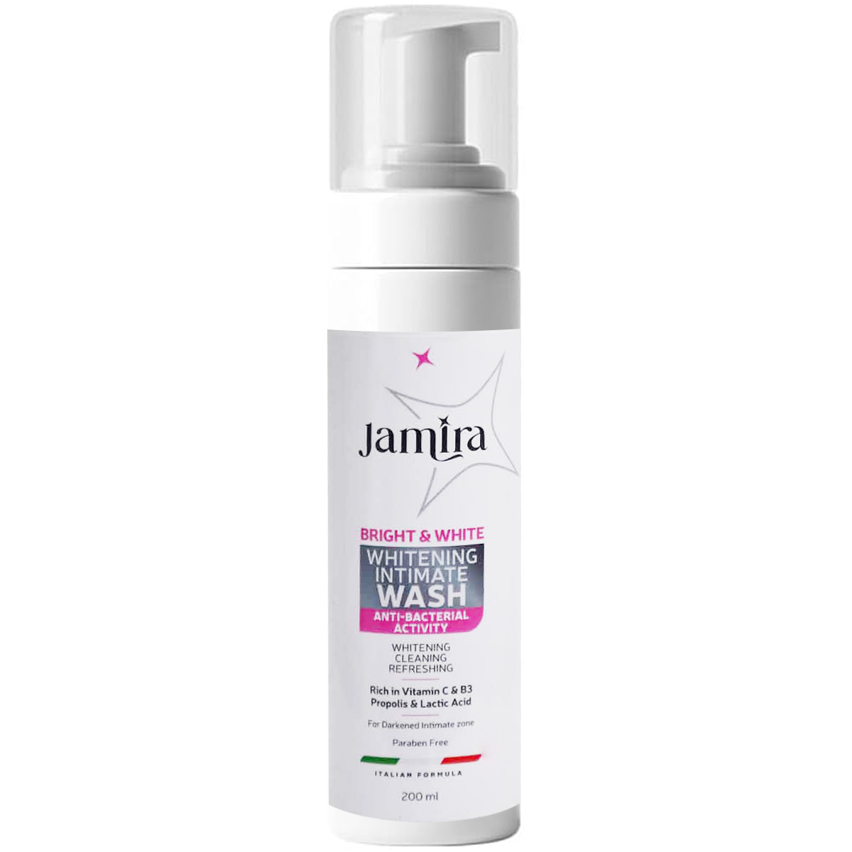 Jamira Bright and White Intimate Wash 200 ml image number 0