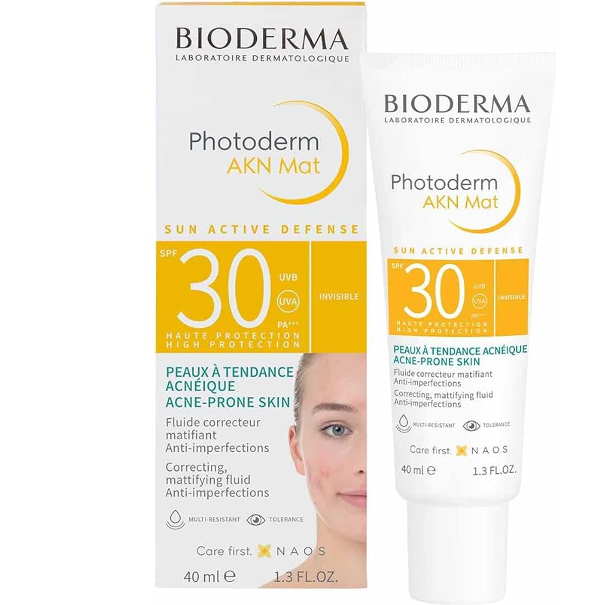 Bioderma Photoderm AKN Mat Anti Imperfections SPF(30) Fluid 40 ml image number 0