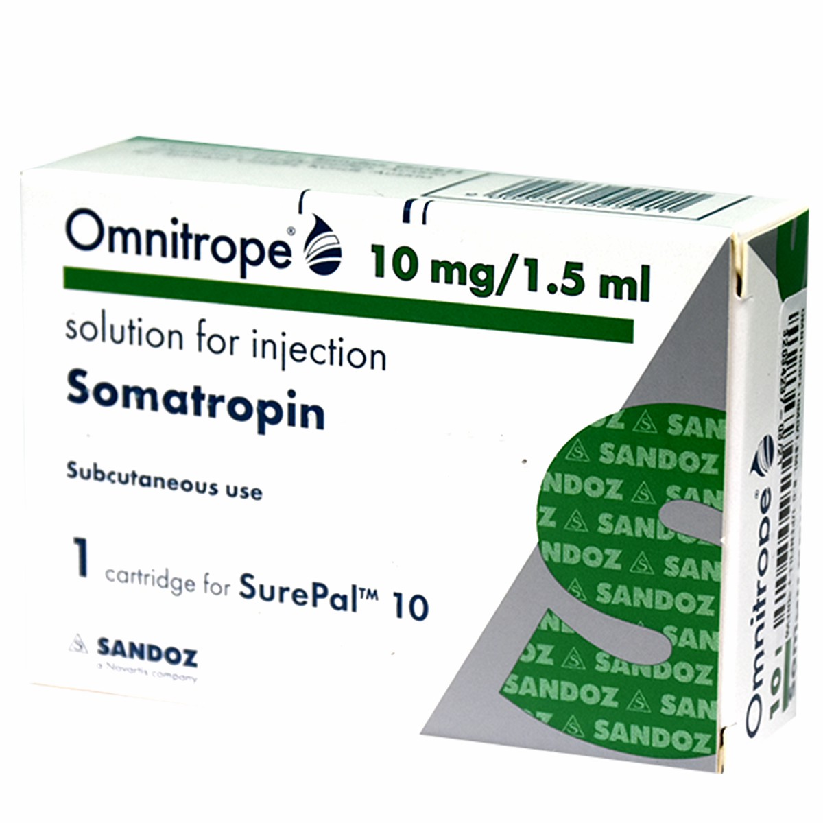 Omnitrope10mg/1.5ml Subcutanous 1Penfill (Refrigerated) image number 0