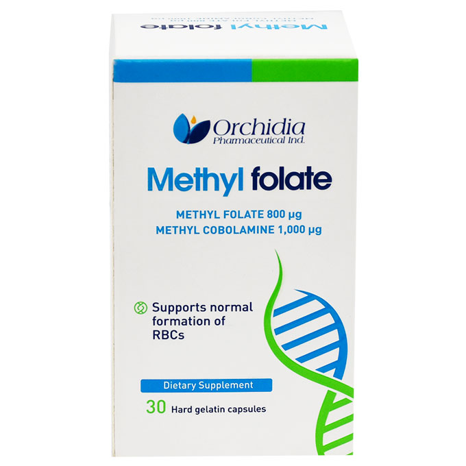 Methyl Folate Orchidia (800&micro;+1000&micro;) 30 Capsule image number 0