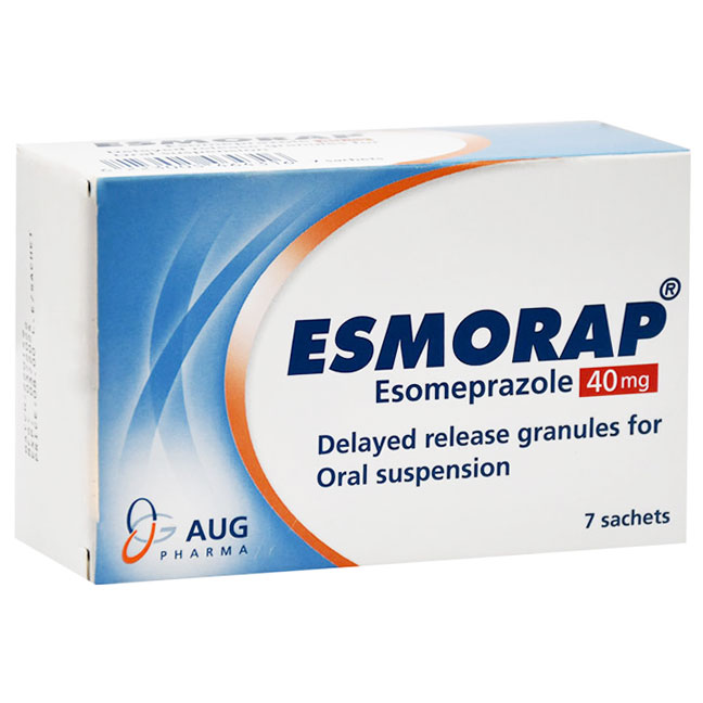 Esmorap 40mg Delayed Release Granules For Oral Suspension 7 Sachet image number 0