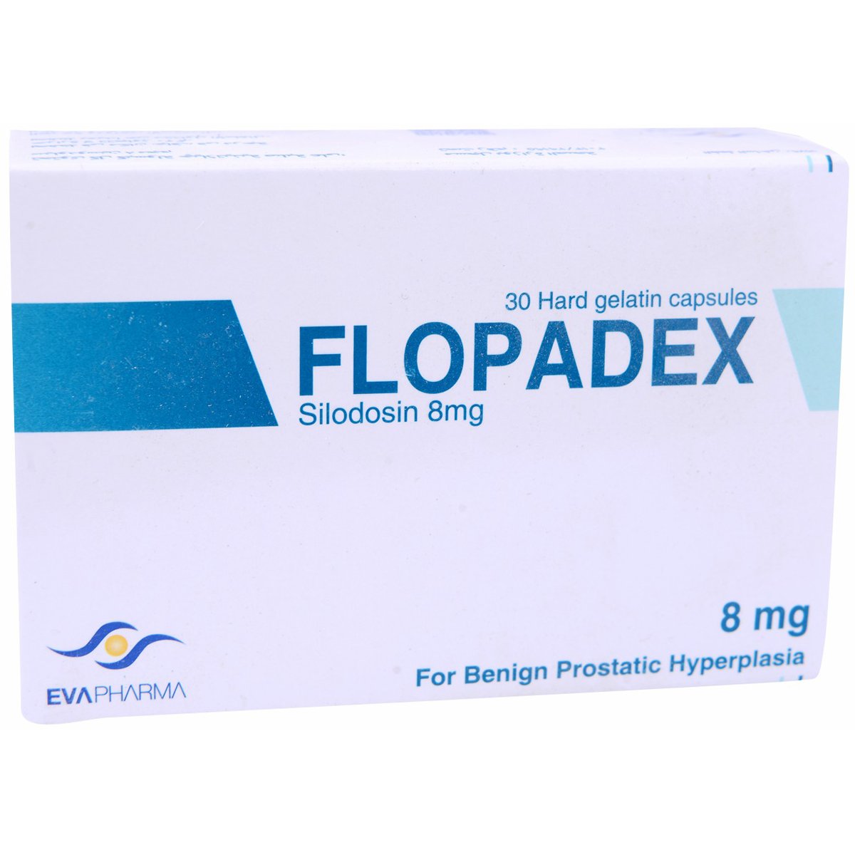 Flopadex 8mg 30 Hard Gel Capsules image number 0