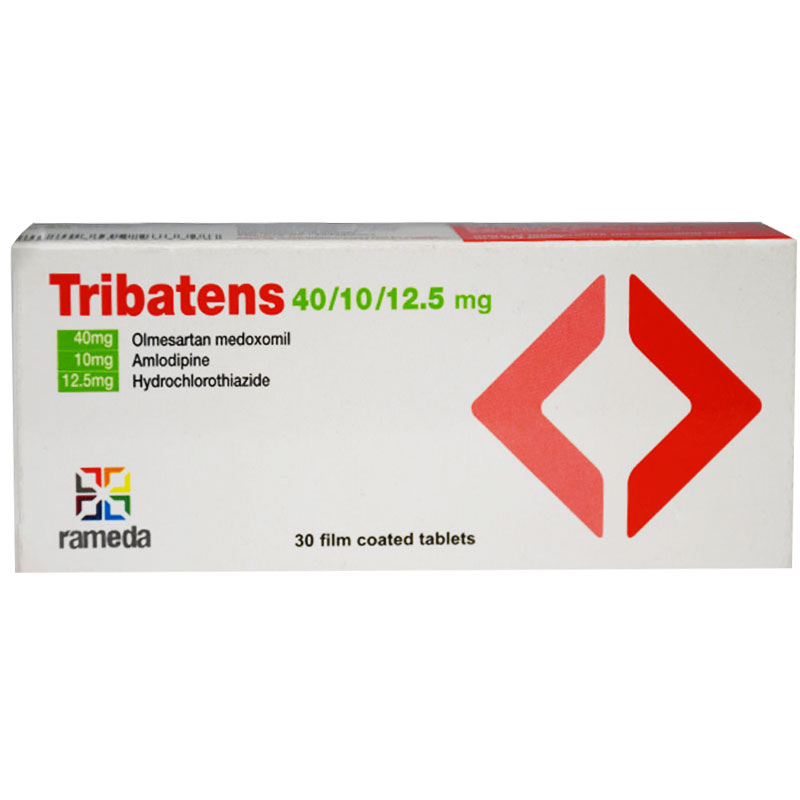Tribatens 40/10/12.5/mg 30 Film Coated Tablets image number 0