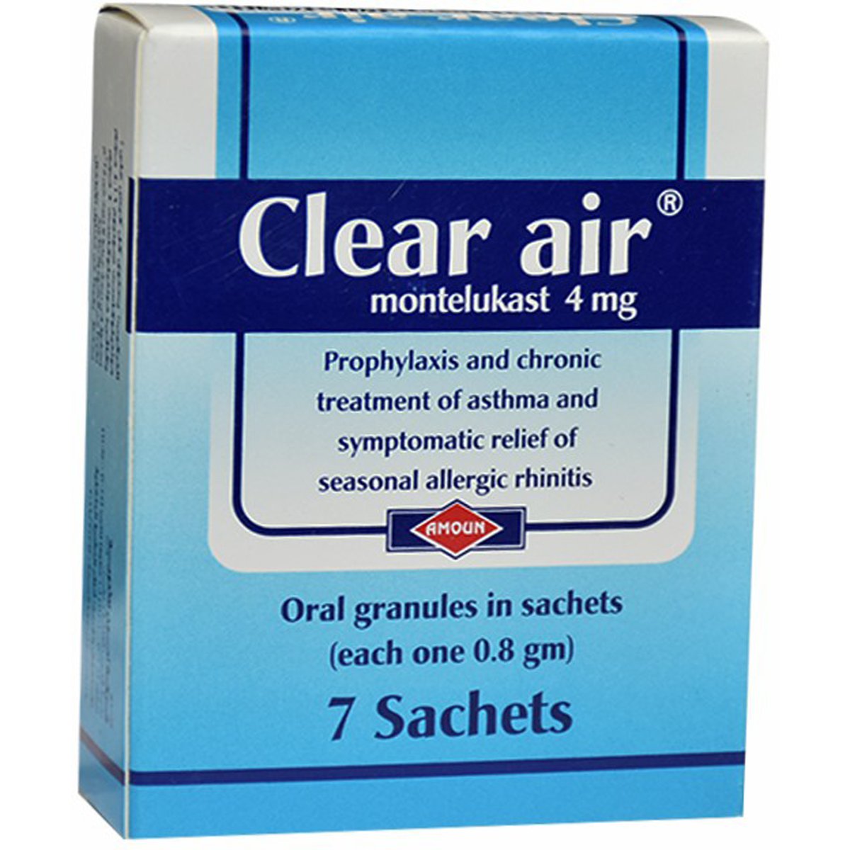 Clear Air 4mg 7 Sachets image number 0