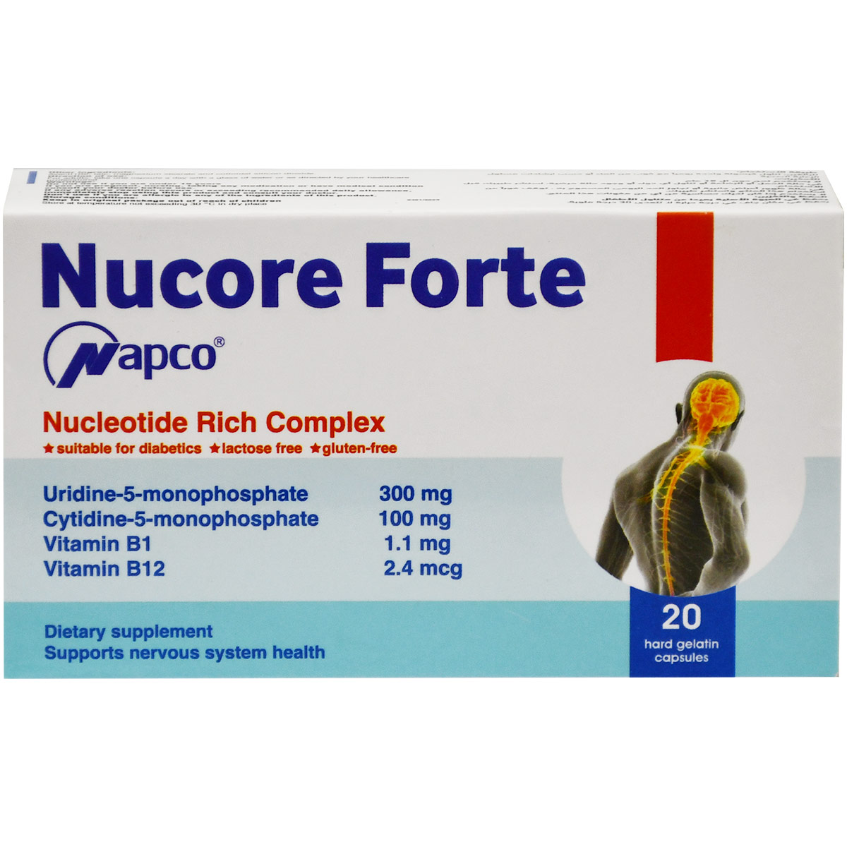 Nucore Forte Napco 20 Hard Gelatin Capsules image number 0