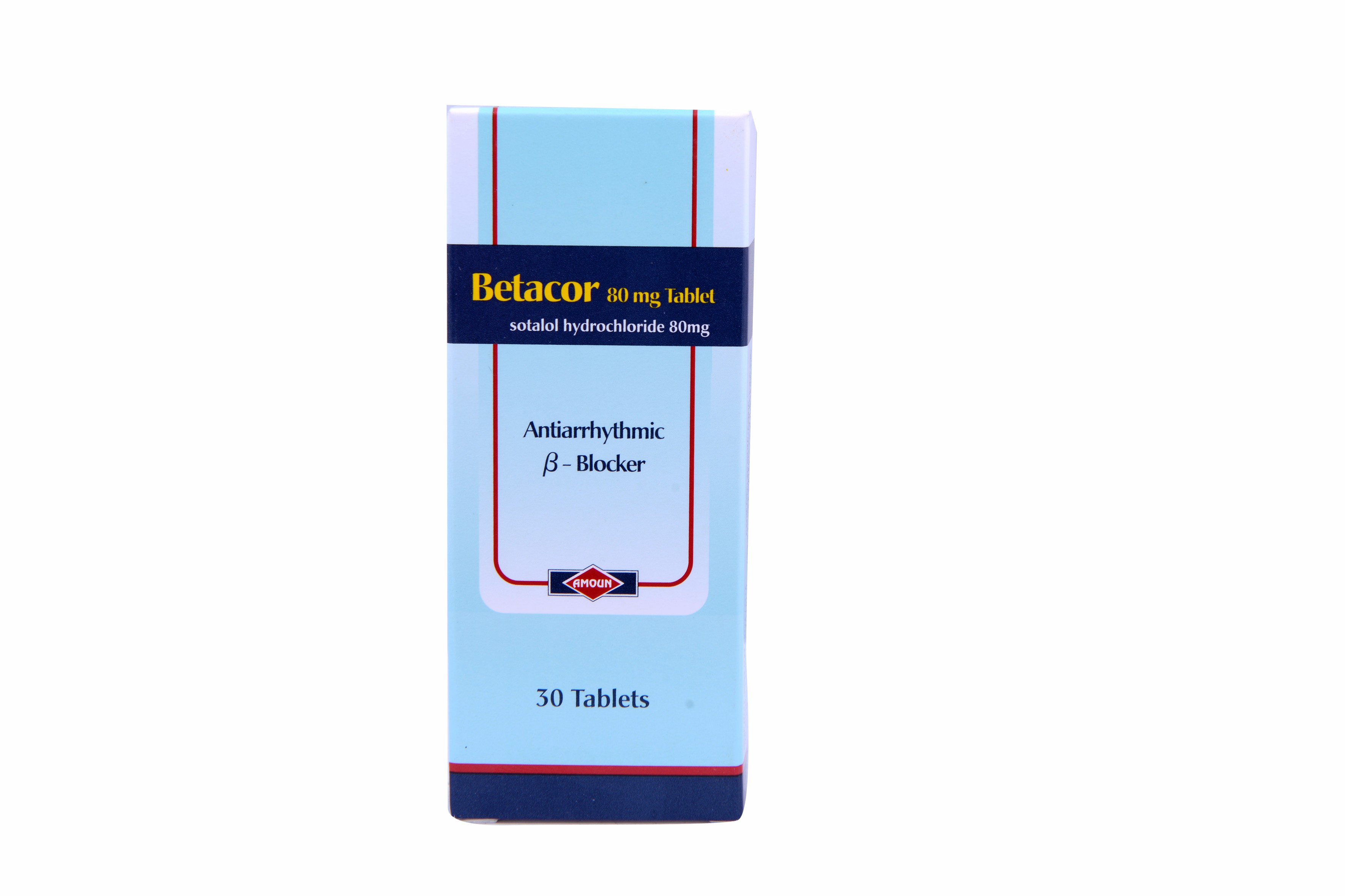 Betacor 80mg 30 Tablets image number 0