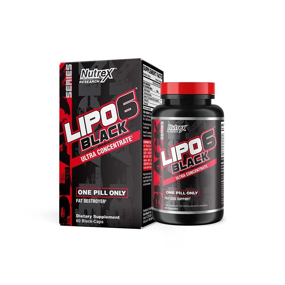 Lipo 6 Black Ultra Concentrate 60 Powder Capsules image number 0
