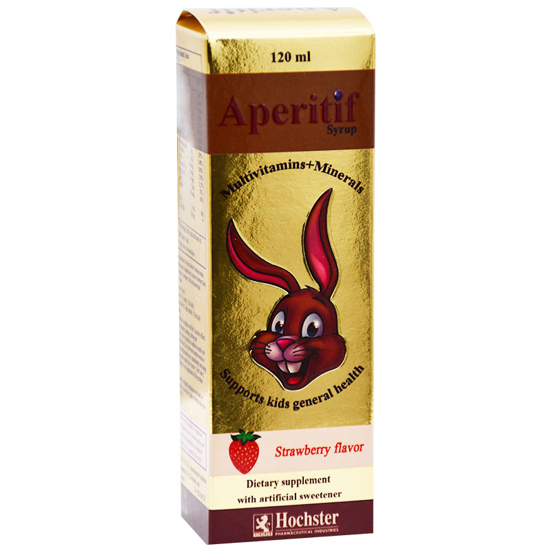 Aperitif Strawberry Flavor Syrup 120ml image number 0