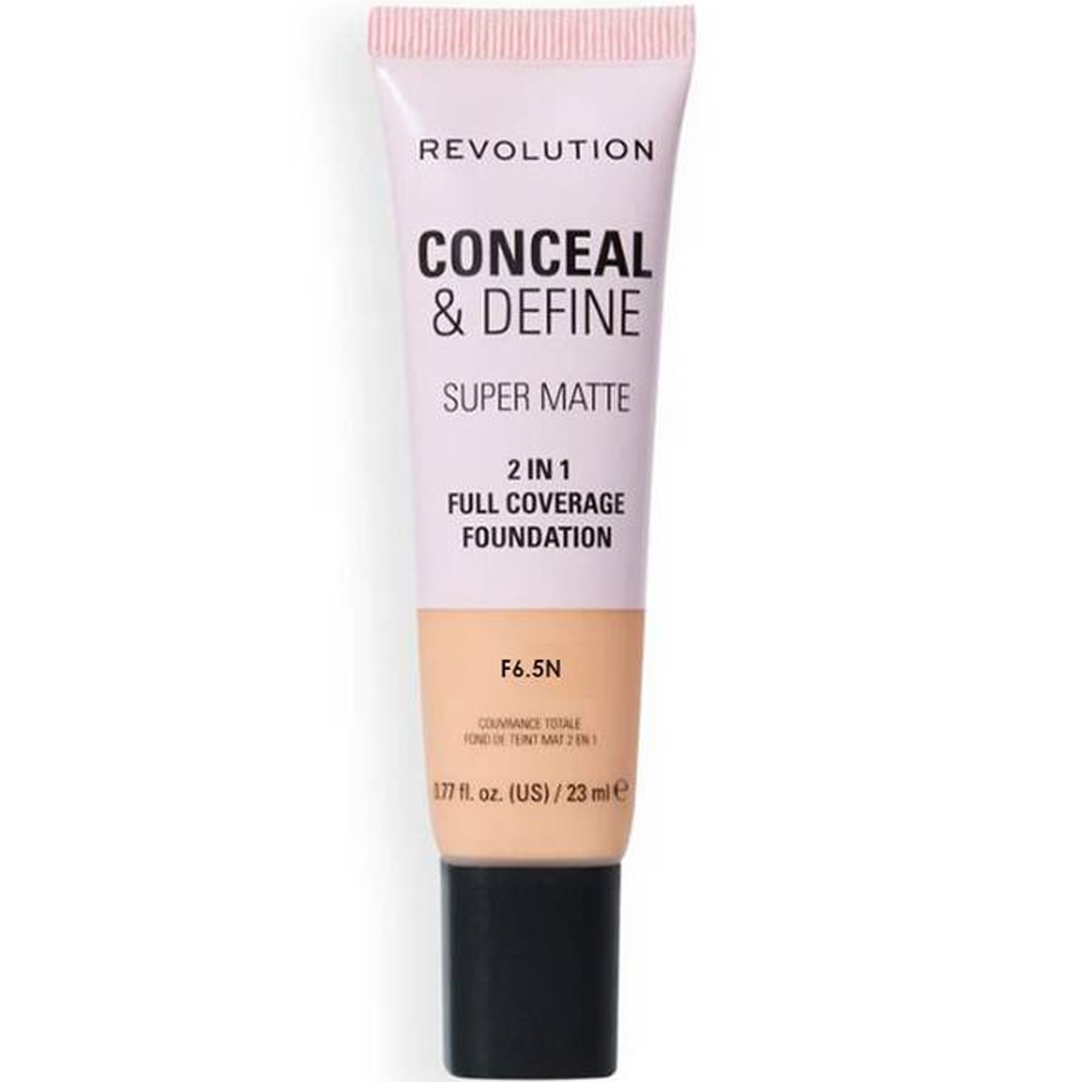 Revolution Conceal and Define Super Matte Foundation/F6.5N image number 0
