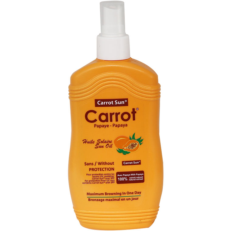 Carrot Sun Papaya Maximum Browning Oil Spray 200 ml image number 0