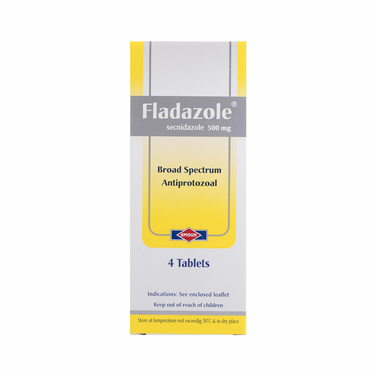 Fladazole 500mg 4 Tablets image number 0