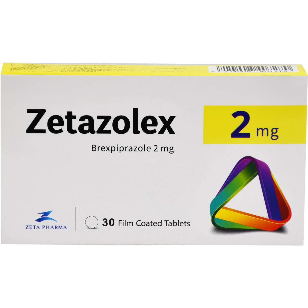 Zetazolex 2mg 30 Film Coated Tablets image number 0