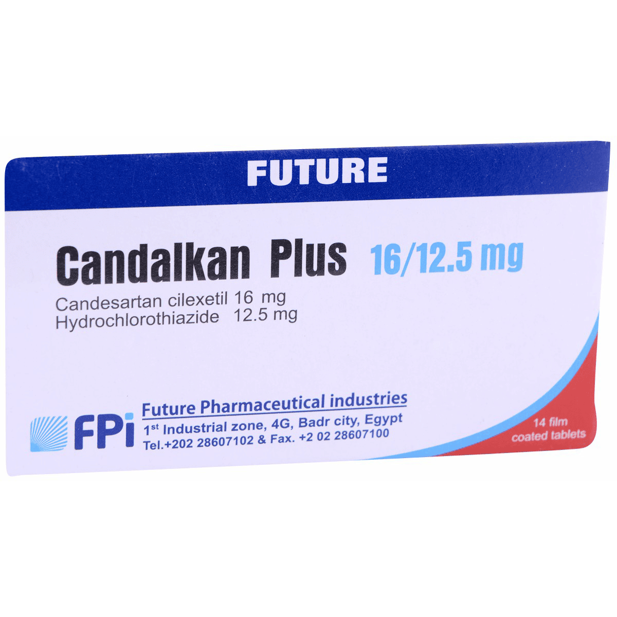 Candalkan Plus 16/12.5mg 14 Scored Film Coated Tablets image number 0