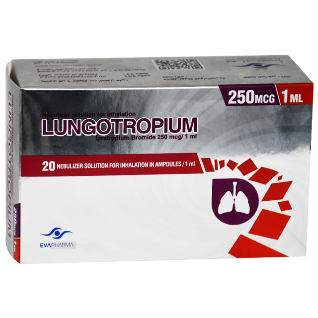 Lungotropium 250&micro;/1ml Solution For Inhation 20 Ampoules image number 0