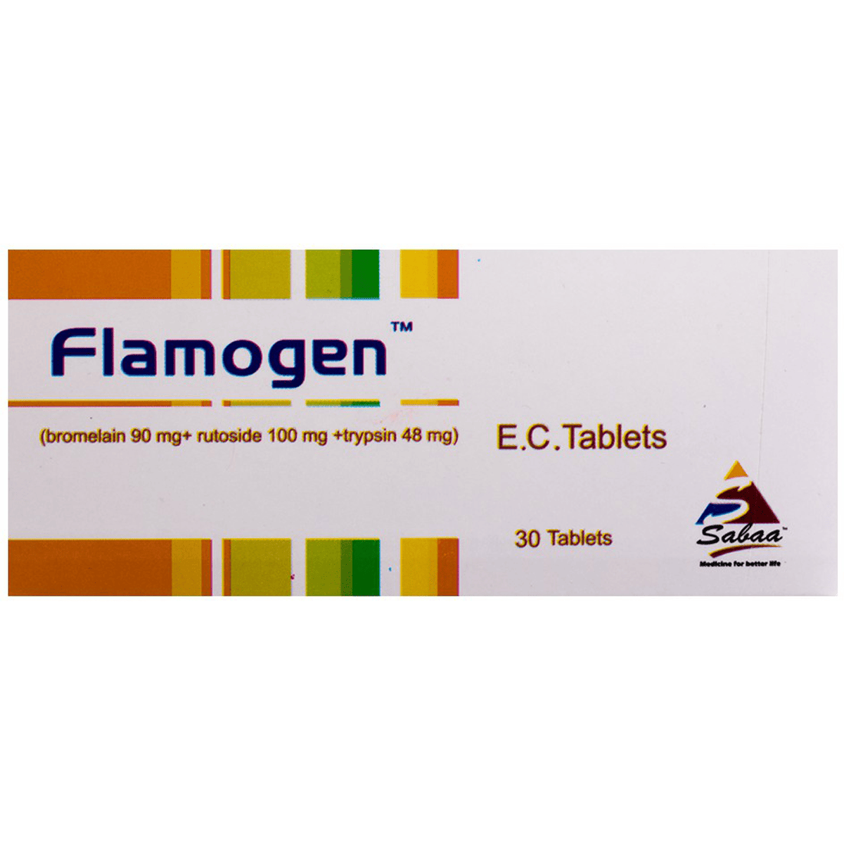 Flamogen (90 + 48 + 100mg) 30Enteric Coated Tablets image number 0