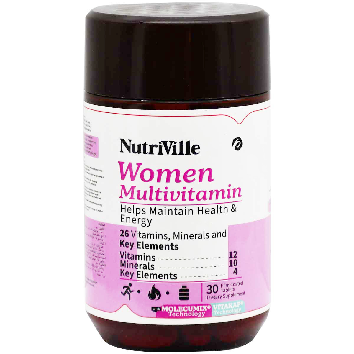 Nutriville Women Multivitamin 30 Film Coated Tablets image number 0