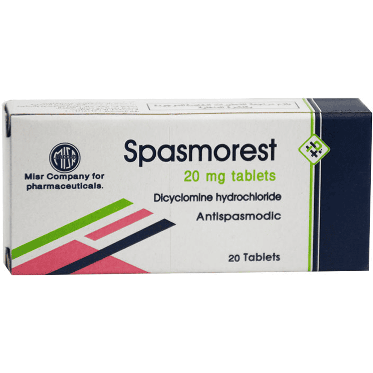 Spasmorest 20mg 20 Tablet image number 0