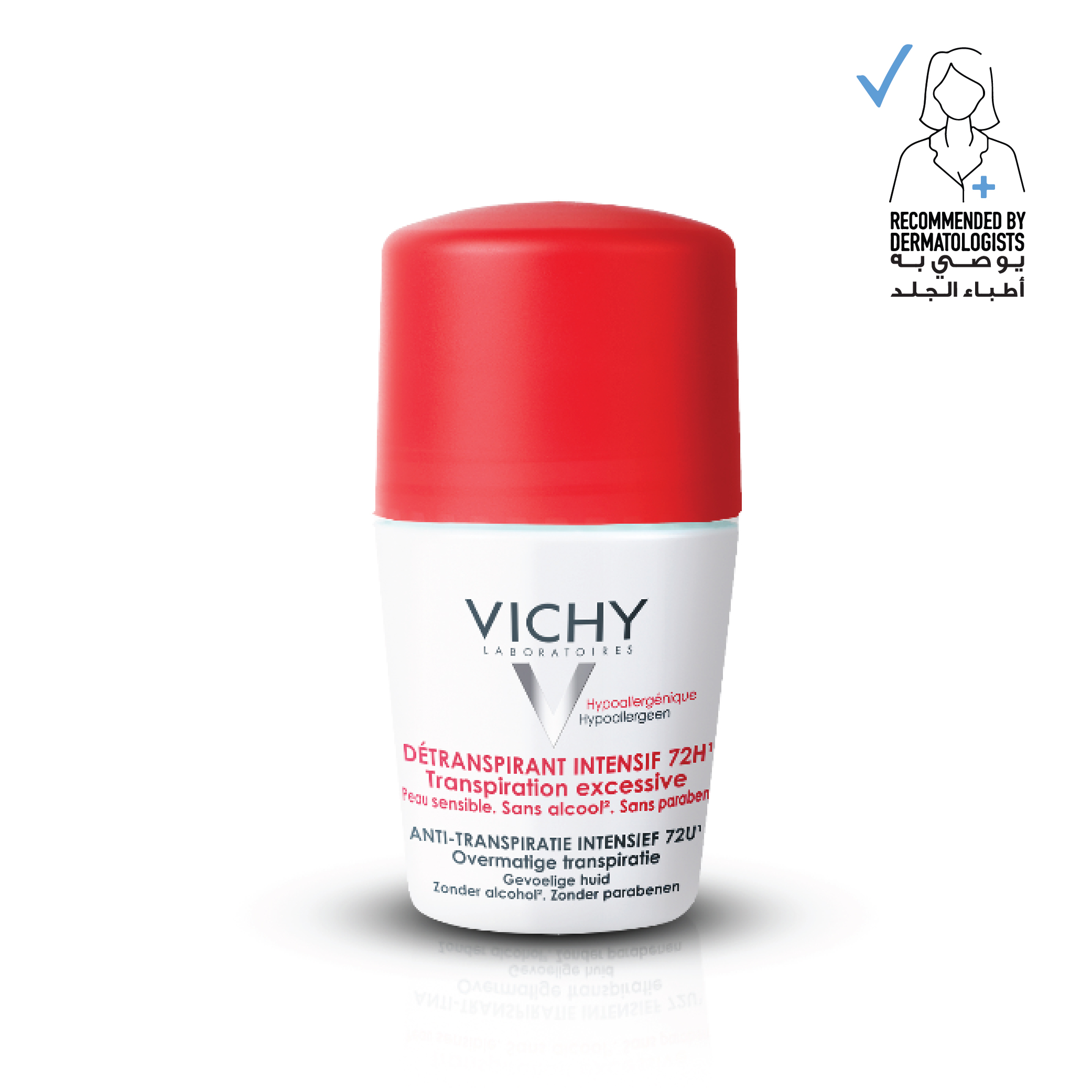 Vichy Treatment Excessive Perspirant 72 Hours Roll On 50ml image number 0
