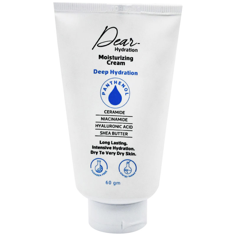 Dear Hydration Moisturizing Cream with Panthenol for Dry Skin 60gm image number 0