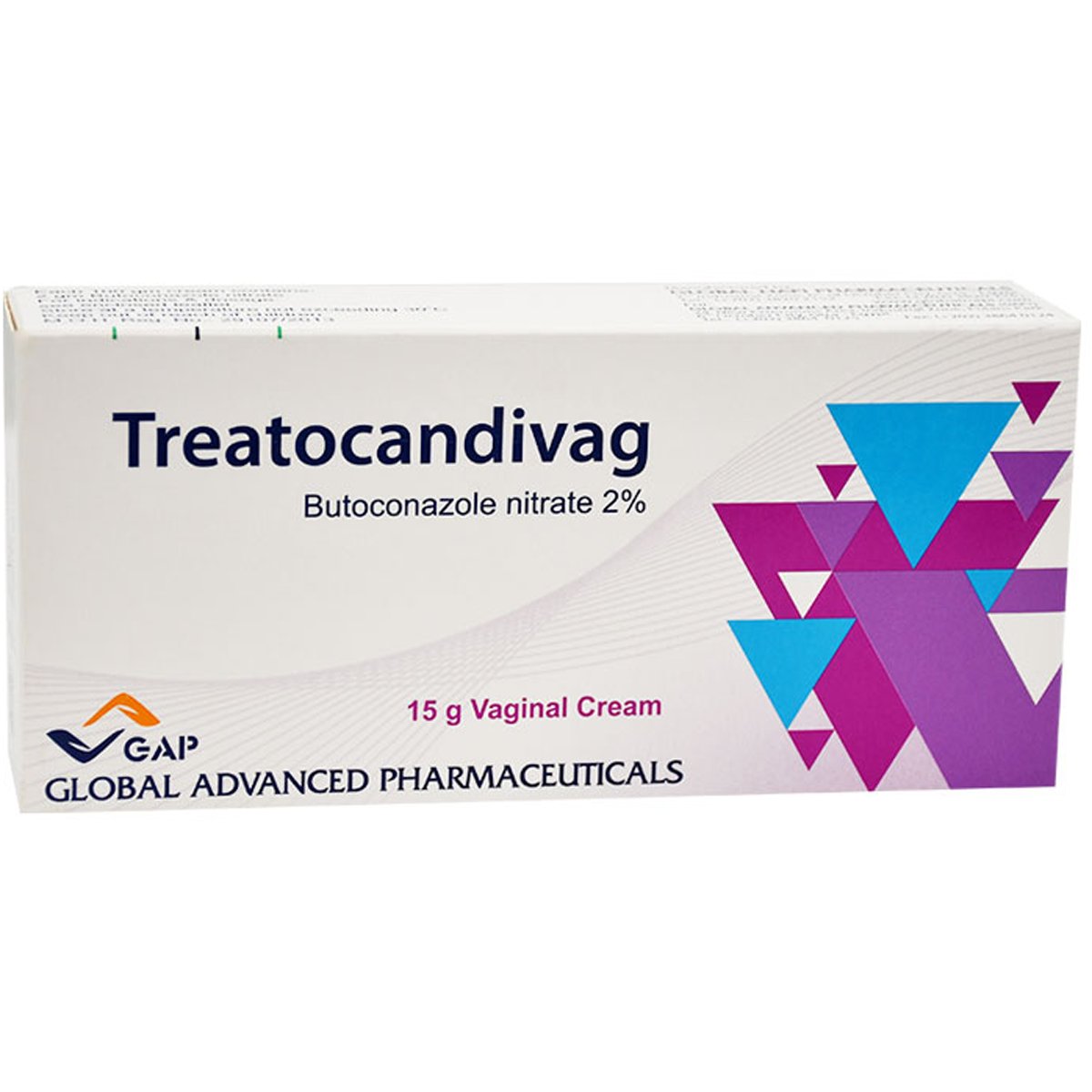 Treatocandivag2% 15gm Vaginal Cream + 3Applicator image number 0