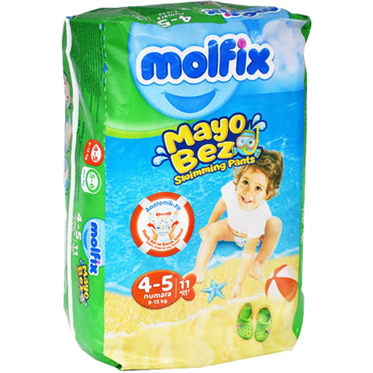 Molfix Swimming Pants (4-5) (9-15Kg) 11 pieces image number 0