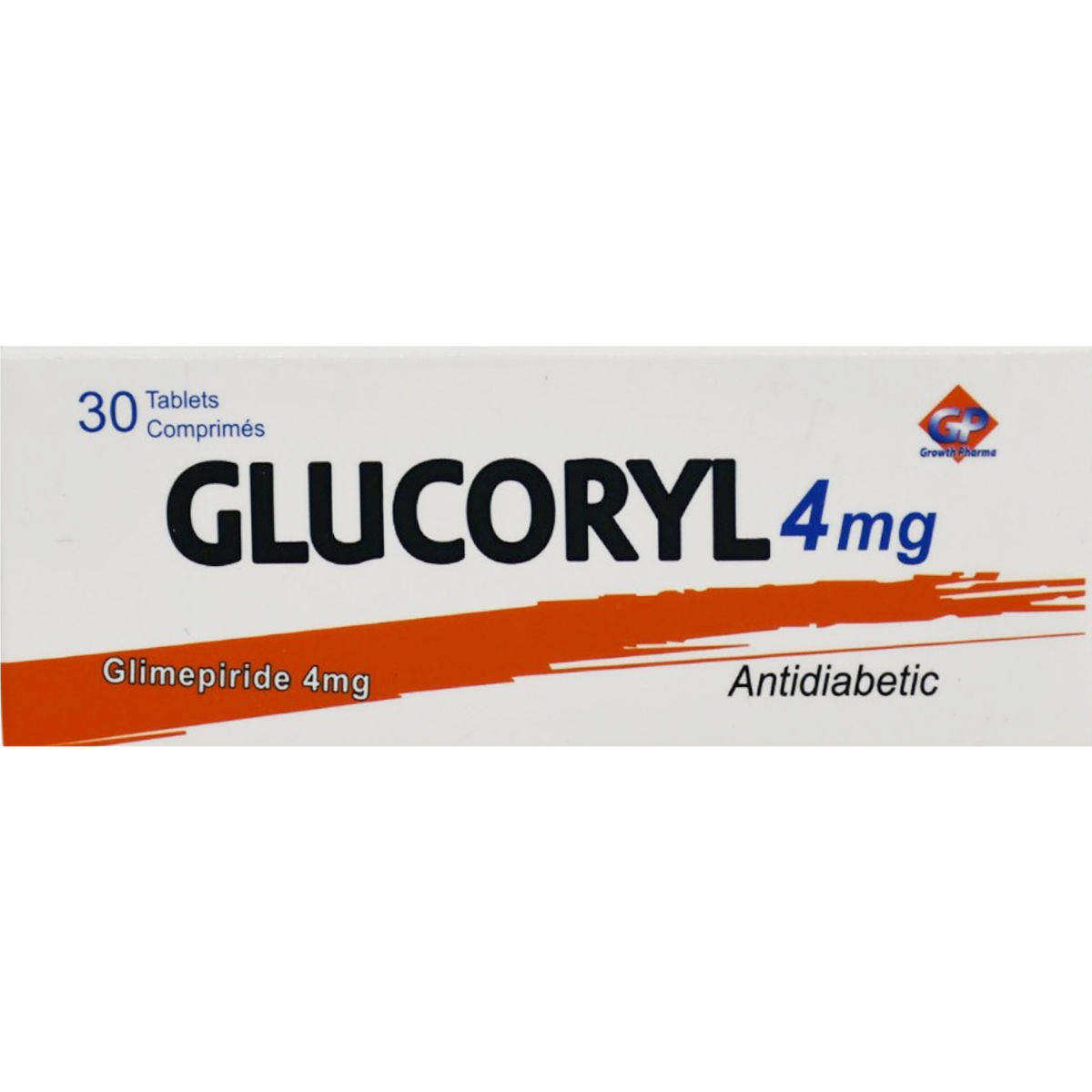 Glucoryl 4mg 30 Tablets image number 0