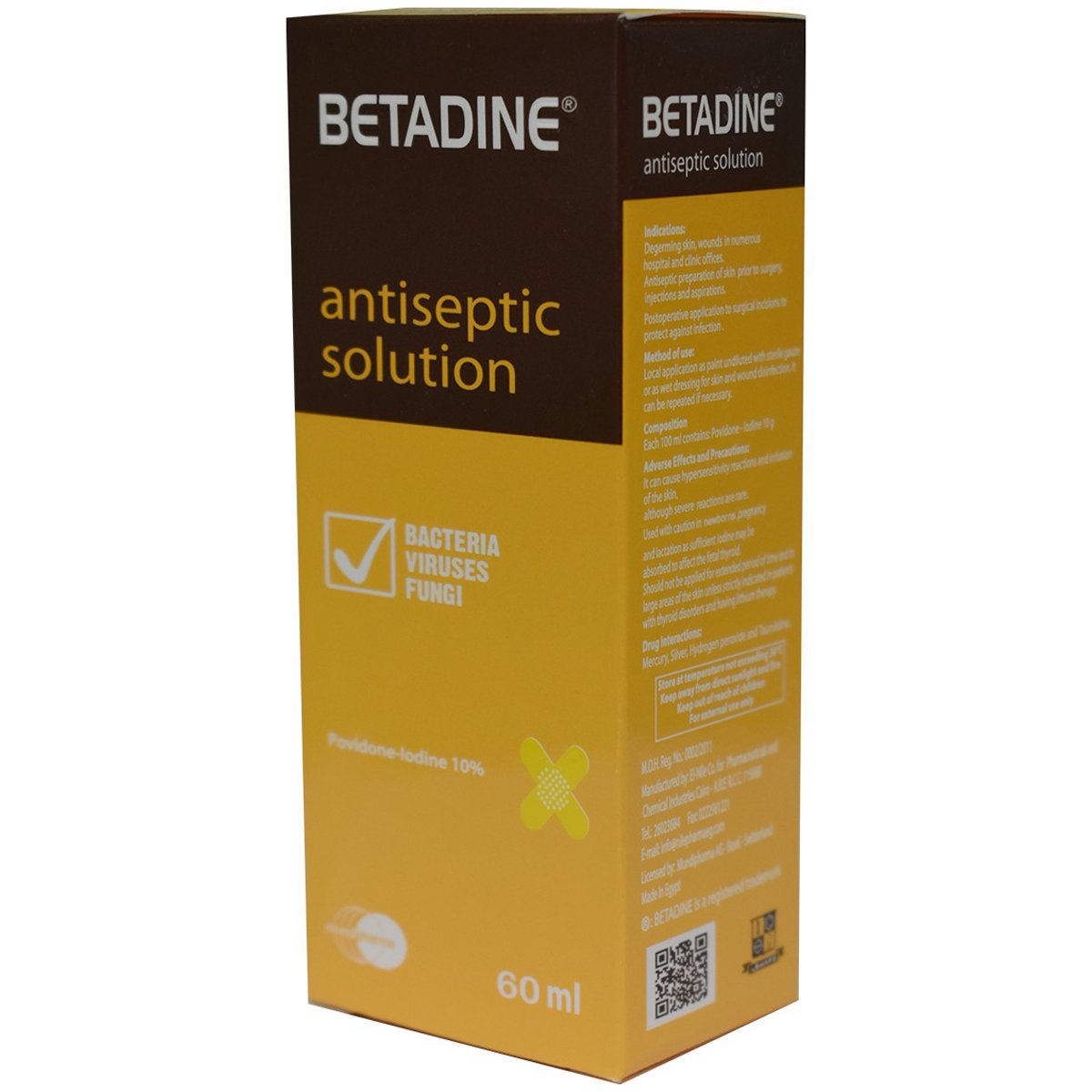 Betadine Antiseptic 60ml Solution image number 0
