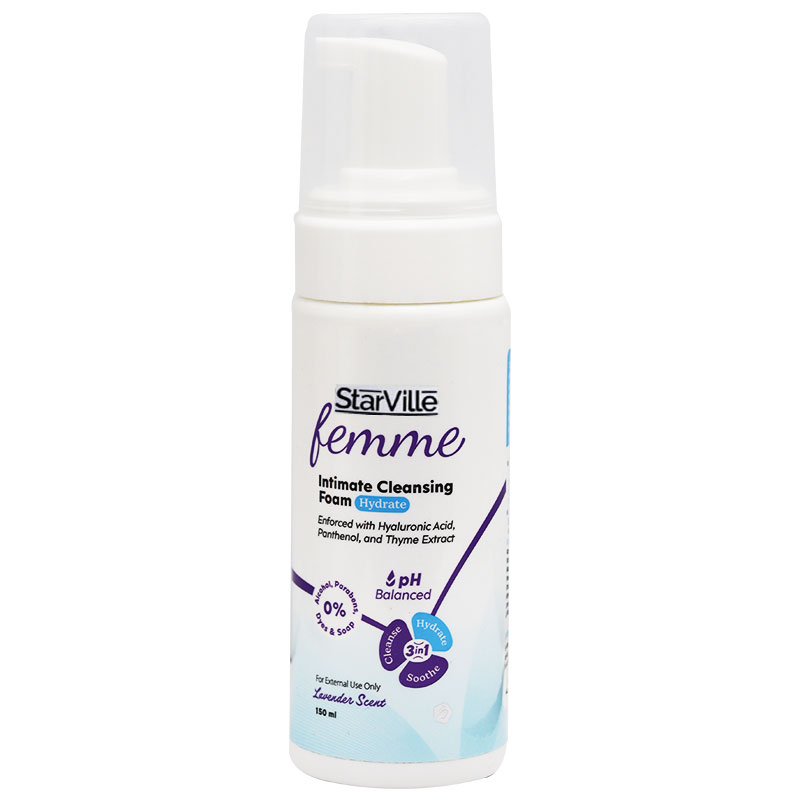 Starville Femme Intimate Cleansing Foam Hydrate 150ml image number 0