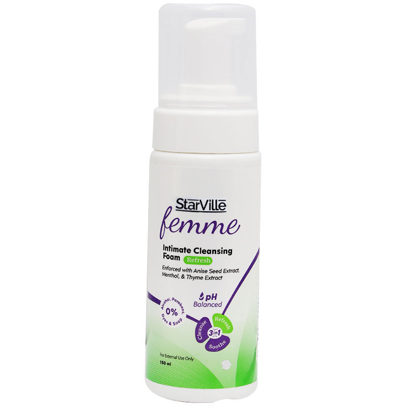 Starville Femme Intimate Cleansing Foam Refresh 150ml image number 0