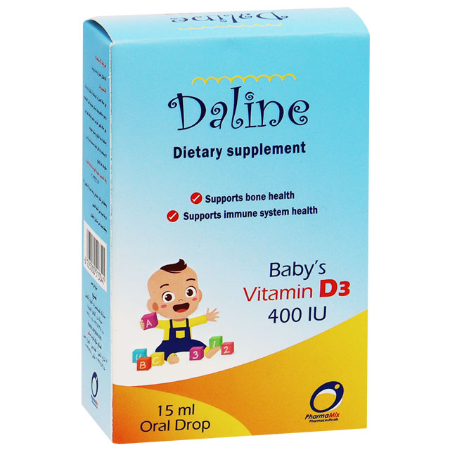 Daline Vitamin D3 400IU 15ml Oral Drops image number 0