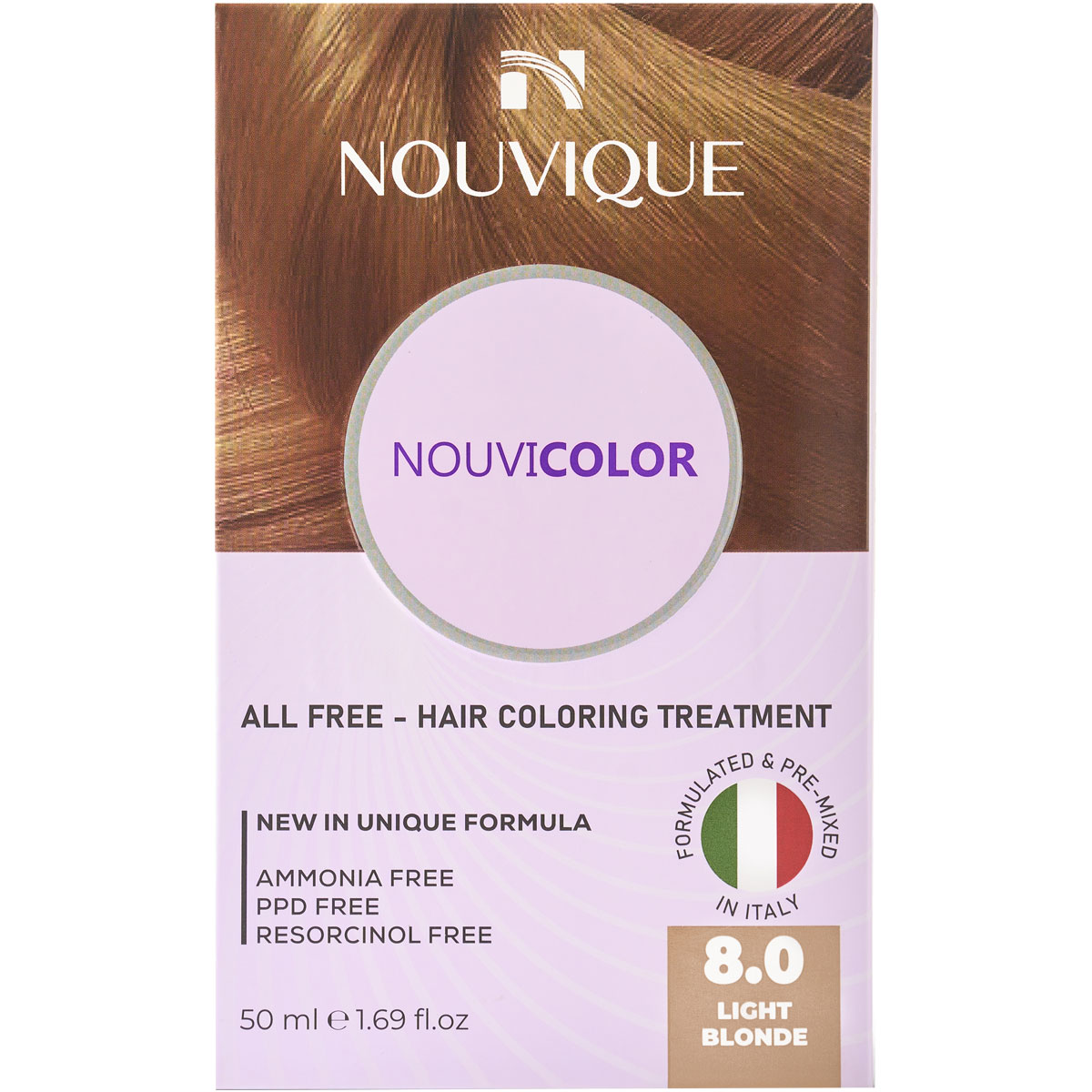 Nouvique Nouvicolor Hair Light Blonde 50 ml/8.0 image number 0