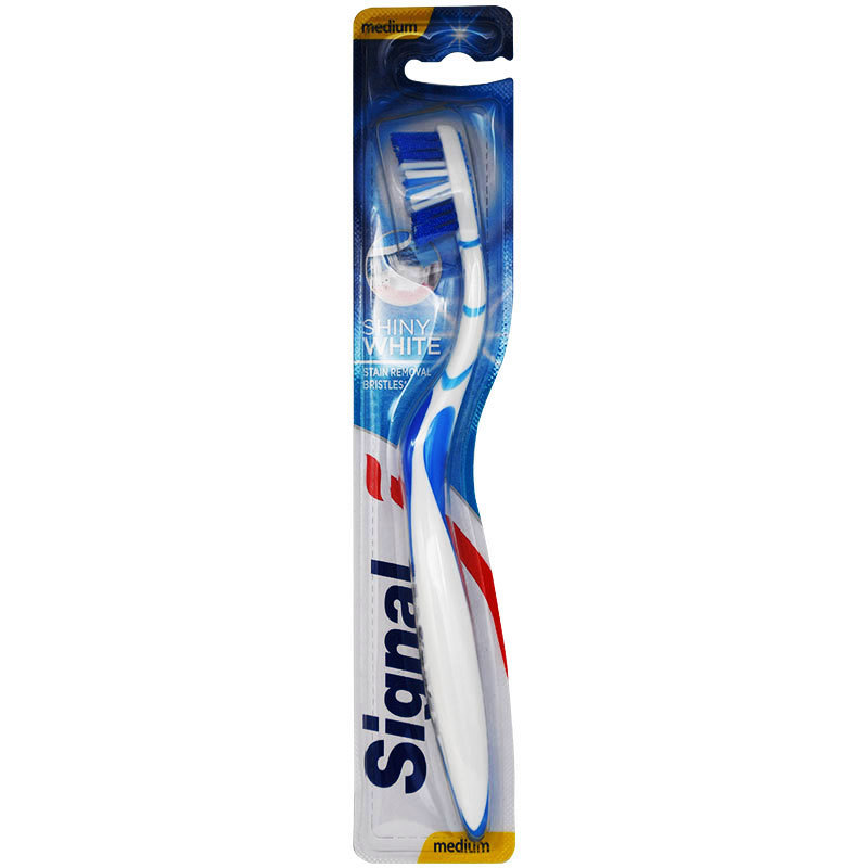Signal Shiny White Tooth Brush Medium image number 0
