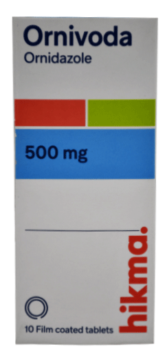 Ornivoda 500mg 10 Film Coated Tablets image number 0