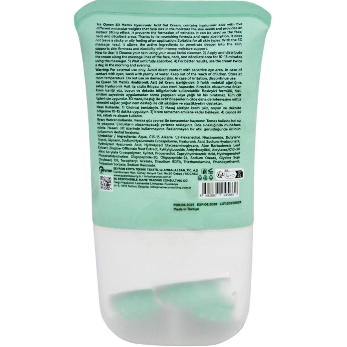 Queen Hyaluronic Acid 5D Matrix Face Neck and Decollete Cream 80ml image number 1