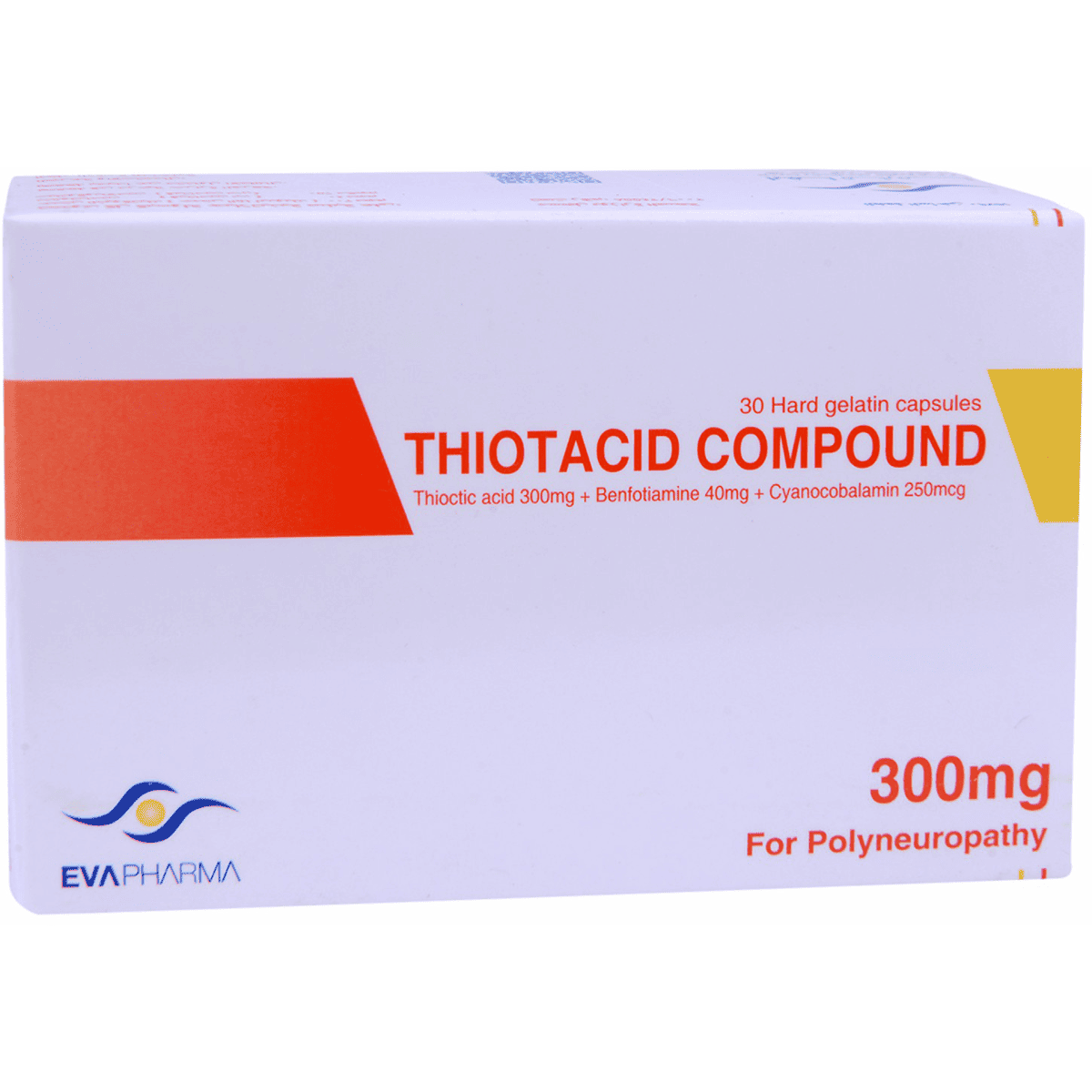 Thiotacid Compound 300mg 30 Hard Gel Capsules image number 0