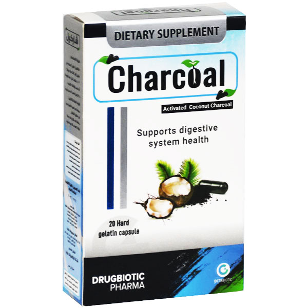 Charcoal 20 Hard Gelatin capsules image number 0