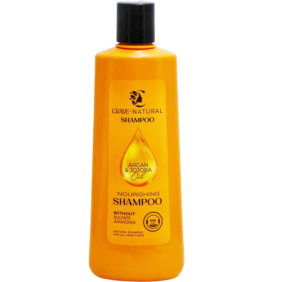 Crave Natural Argan & Jojoba Nourishing Shampoo 400 ml image number 0