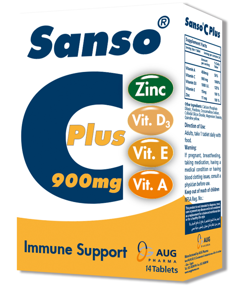 Sanso C Plus 900mg 14 Tablets