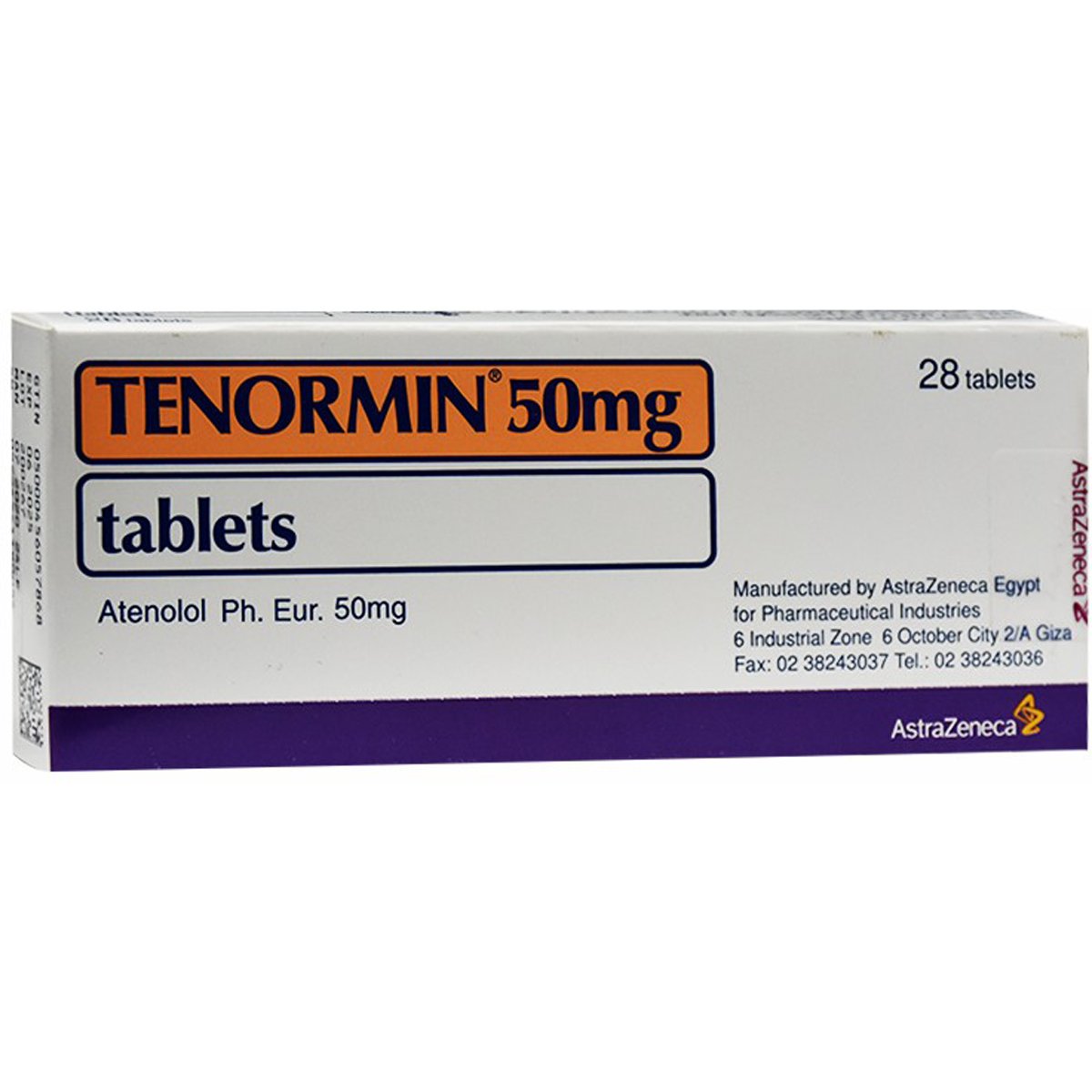 Tenormin 50mg 28 Tablets image number 0